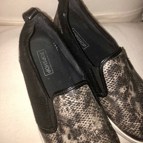 topshop slip on shoes
